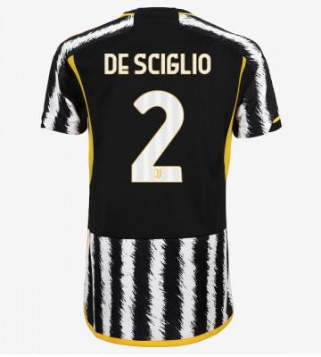 Juventus Mattia De Sciglio #2 Hjemmebanetrøje Dame 2023-24 Kort ærmer